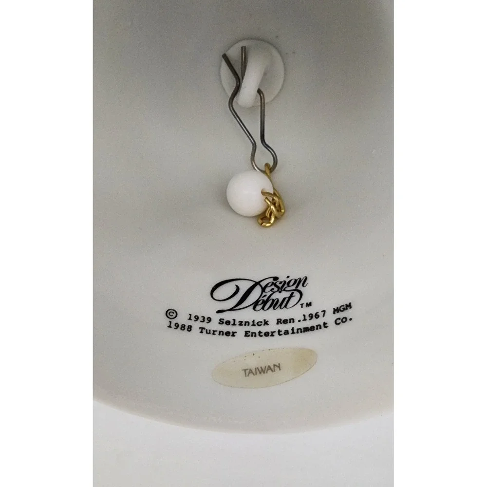 Vintage Avon Scarlett Porcelain Bell Gone With The Wind Tara Plantation 1988 EXC